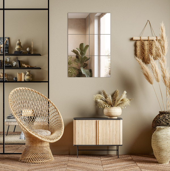 Plăci de oglindă 6 buc. 20X20 cm