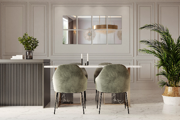 Gresie oglinda autoadeziva 6 buc. 30X30 cm