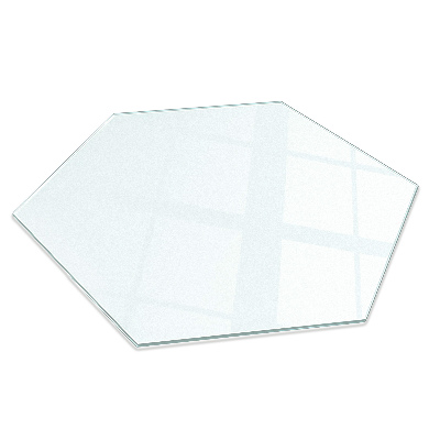 Protecție hexagonală semitransparentă pentru sobă h40 cm