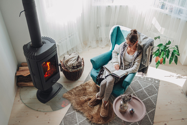 Protecție sub sobă circular fi80 cm