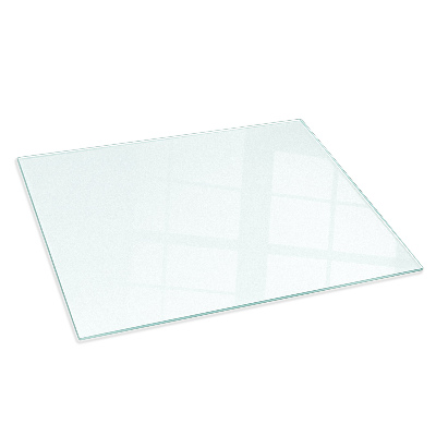 Sticlă sub șemineu dreptunghiulară semitransparentă 60x40 cm