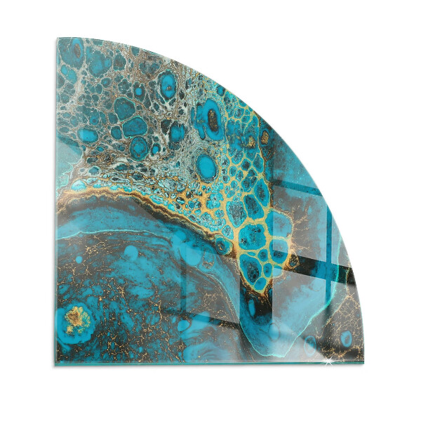 Cvartale protecție sub sobă Model organic abstract