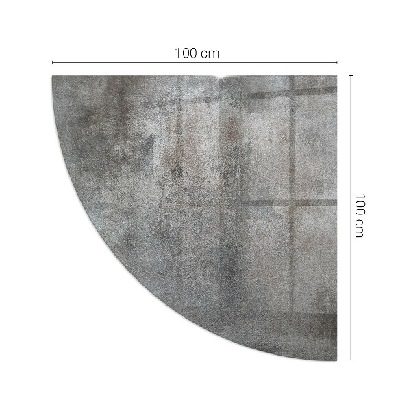 Cvartale sticlă securizată protecție sub sobă Textură brută a suprafeței