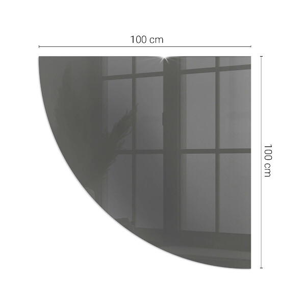 Cvartale sticlă securizată protecție sub sobă Culoare Gri-maro