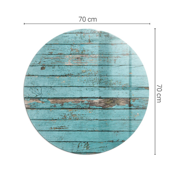 Rotundă placă de sticlă pentru șemineu Plăci în stil rustic