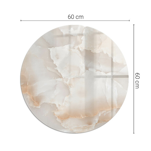 Rotundă placă de sticlă pentru șemineu Model de piatră naturală