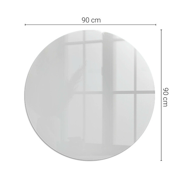 Rotundă placă de sticlă pentru șemineu Culoare Gri