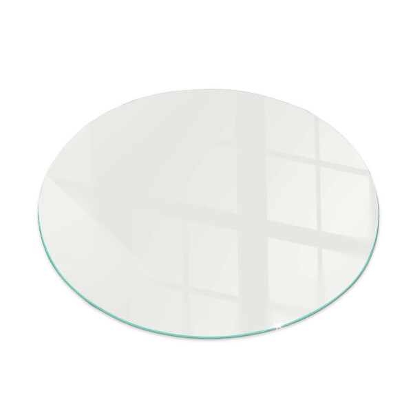 Rotundă placă de sticlă pentru șemineu Culoare fildeș