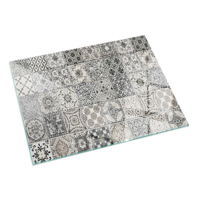 Dreptunghiulară protecție sub sobă Modele decorative de plăci