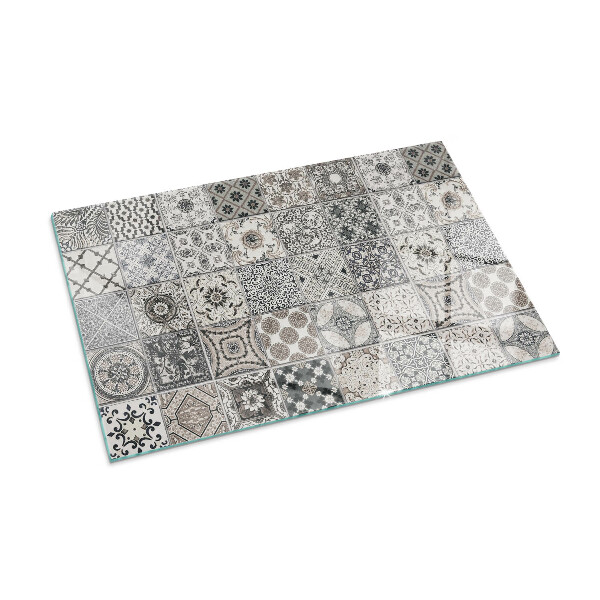 Dreptunghiulară protecție sub sobă Modele decorative de plăci