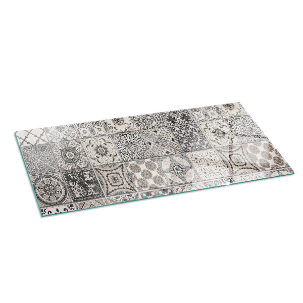 Dreptunghiulară protecție sub sobă Modele decorative de plăci