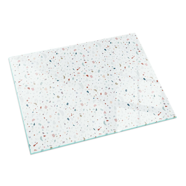 Dreptunghiulară sticlă sub șemineu Model cu forme mici