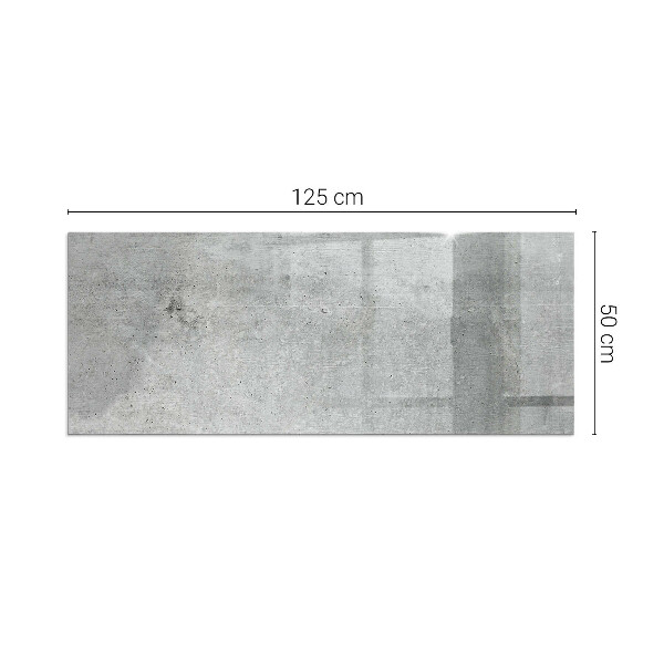 Dreptunghiulară sticlă sub șemineu Textură de beton brut