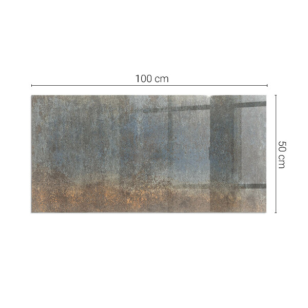 Dreptunghiulară sticlă securizată protecție sub sobă Model de textură abstractă
