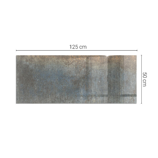 Dreptunghiulară sticlă securizată protecție sub sobă Model de textură abstractă