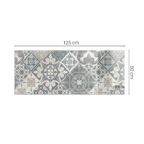 Dreptunghiulară sticlă sub șemineu Model decorativ de mozaic