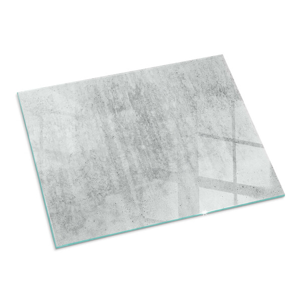 Dreptunghiulară protecție sub sobă Textură de beton brut