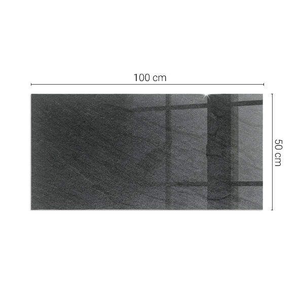 Dreptunghiulară sticlă sub șemineu Textura suprafeței pietrei