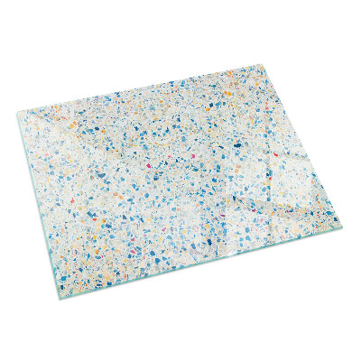 Dreptunghiulară sticlă sub șemineu Model de textură abstractă