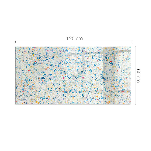 Dreptunghiulară sticlă sub șemineu Model de textură abstractă