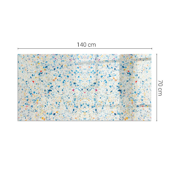 Dreptunghiulară sticlă sub șemineu Model de textură abstractă