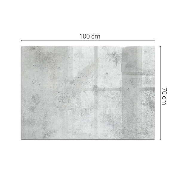 Dreptunghiulară sticlă sub șemineu Textură de beton brut