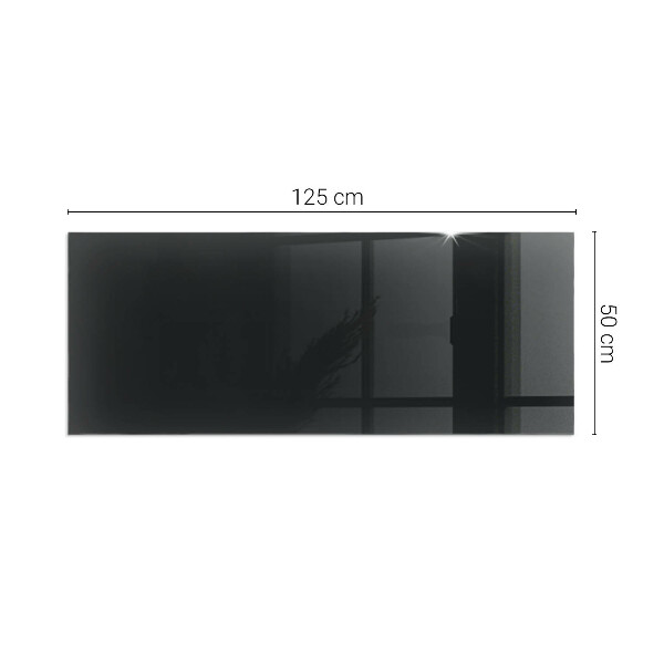 Dreptunghiulară protecție sub sobă Culoare Negru