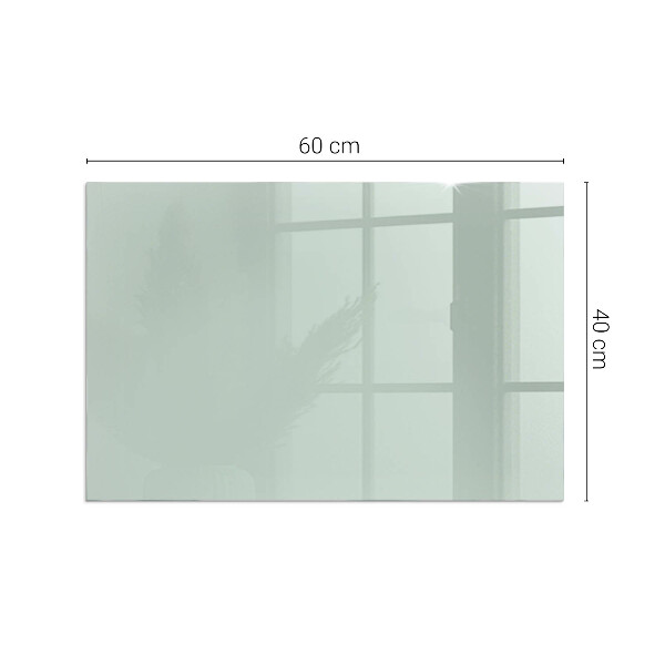 Dreptunghiulară sticlă securizată protecție sub sobă Culoare Verde Deschis