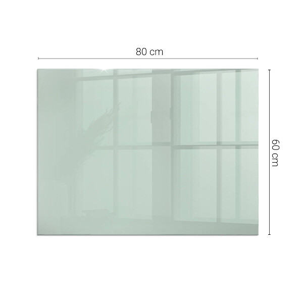 Dreptunghiulară sticlă securizată protecție sub sobă Culoare Verde Deschis