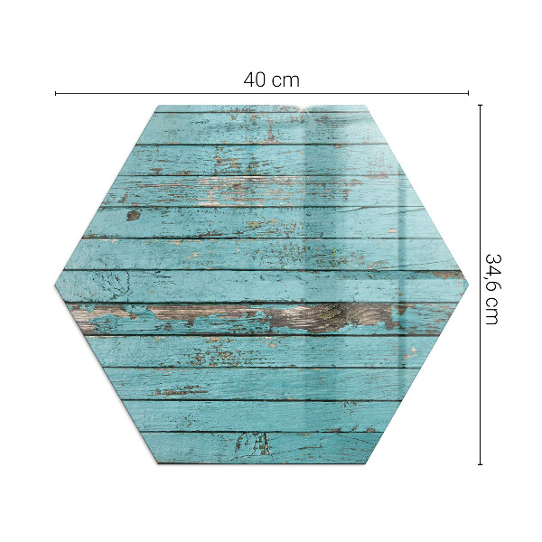 Hexagonală placă de sticlă pentru șemineu Plăci în stil rustic