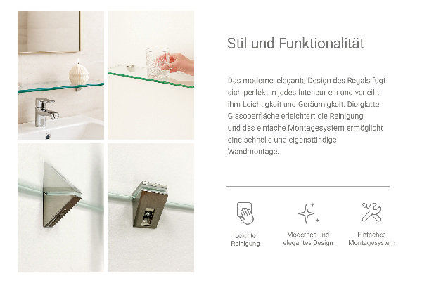 Raft pentru baie 50x13 cm