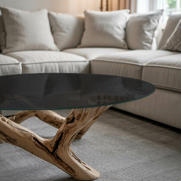 Blat pentru masă Negru fără modele