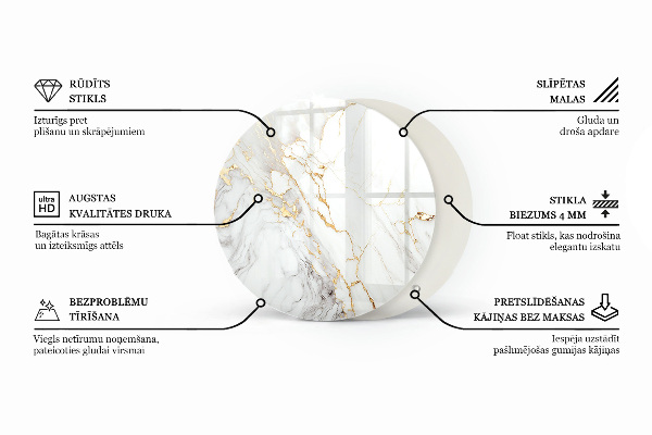 Blat pentru masă Modele de beton cu zgârieturi