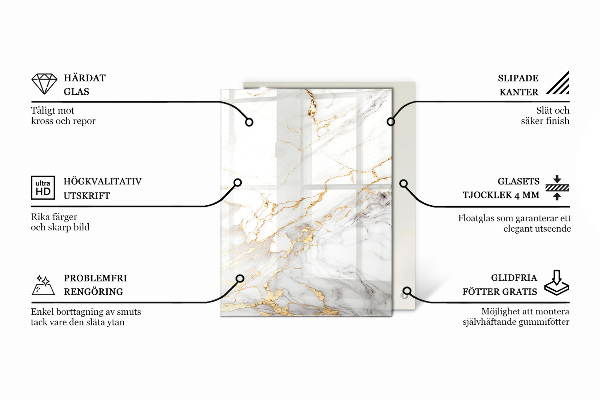 Blat masă Motivul structurii de marmură