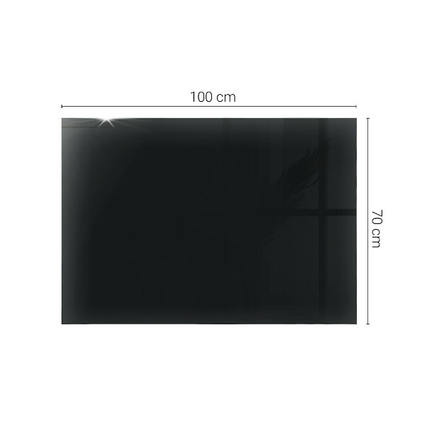 Blat masă Stil negru neted