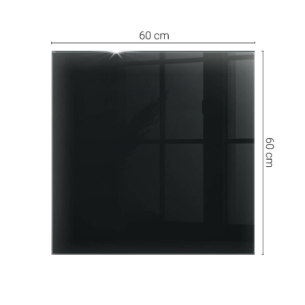 Blat masă Stil negru neted