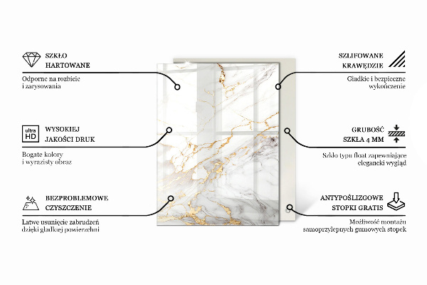 Blat masă Model de marmură