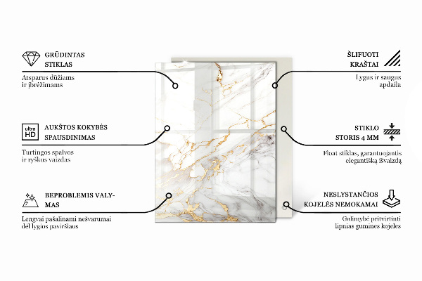 Blat masă Model de marmură