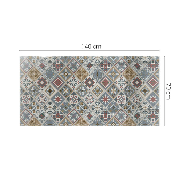 Blat masă Ornamente în stil mozaic