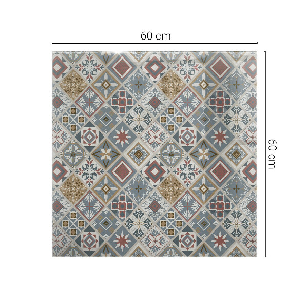 Blat masă Ornamente în stil mozaic