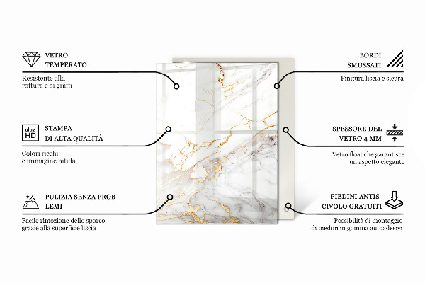 Blat masă Model inspirat de marmură