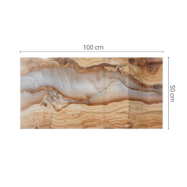 Blat masă Model natural din lemn și rășină