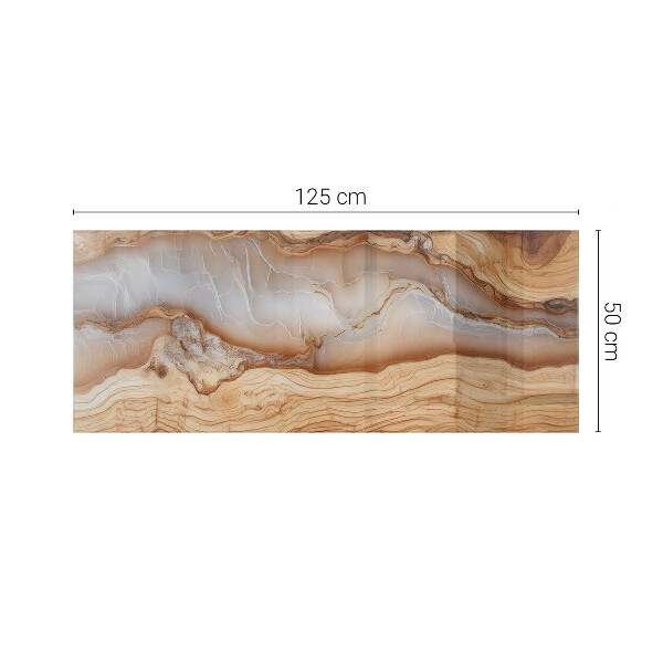 Blat masă Model natural din lemn și rășină