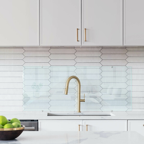 Transparent panou sticlă bucătărie 125x50 cm