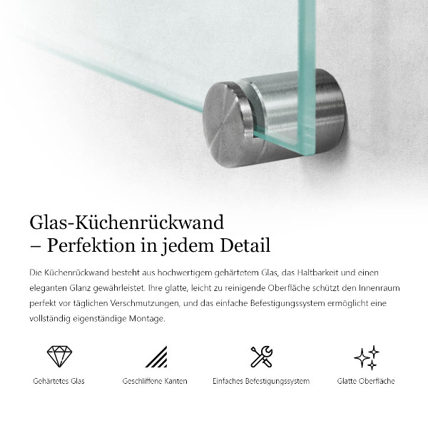 Sticlă bucătărie transparent 60x40 cm