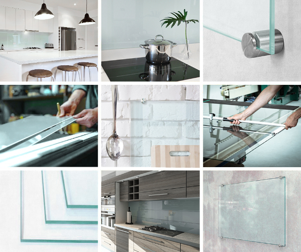 Sticlă pentru bucătărie transparent 80x60 cm