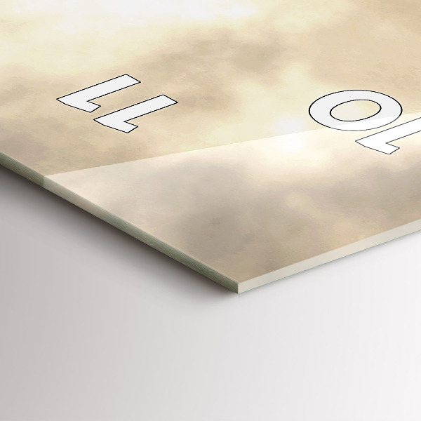 Ceas vertical de perete din sticlă Turnuri din New York