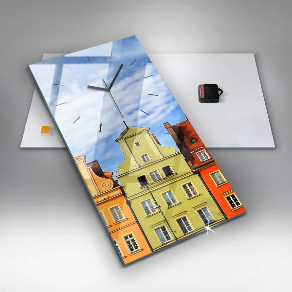 Ceas vertical de perete din sticlă Wrocław - Orașul Vechi