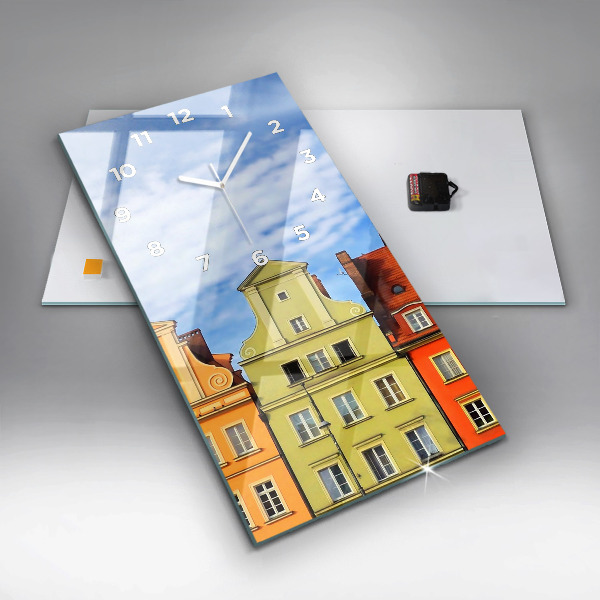 Ceas vertical de perete din sticlă Wrocław - Orașul Vechi