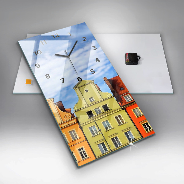 Ceas vertical de perete din sticlă Wrocław - Orașul Vechi